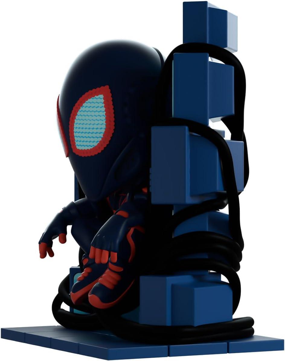 imageYoutooz Marvel Collection Web of Spiderman 1 48 inch Vinyl Figure Symbiote Spiderman Action FigureMiles Morales 13