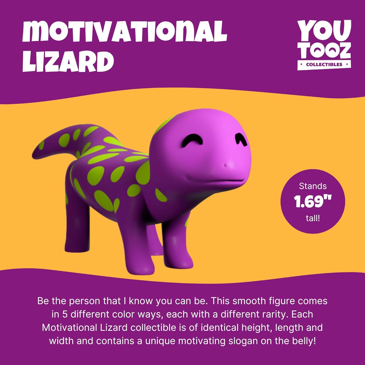 imageYoutooz Motivational Lizard Vinyl Figure 58 Motivational Lizard with Slogan on Belly by Vance Latta Youtooz Meme Collection