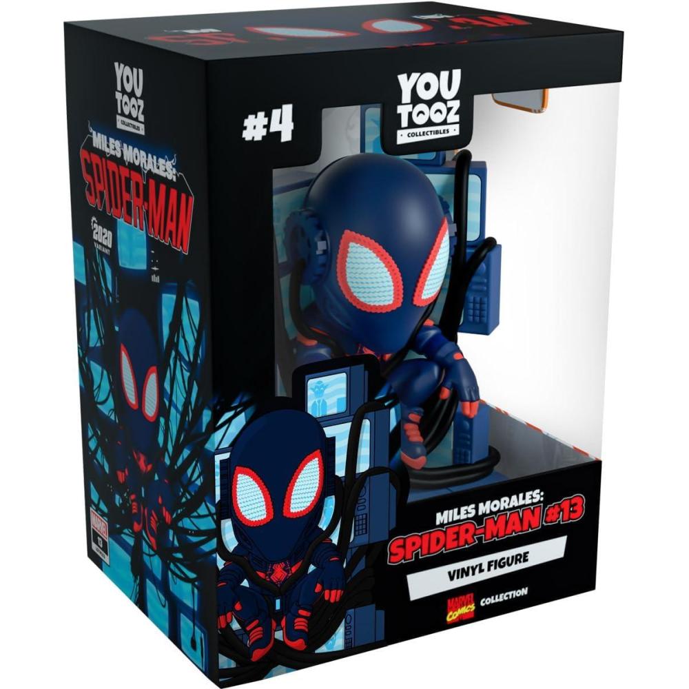 imageYoutooz Marvel Collection Web of Spiderman 1 48 inch Vinyl Figure Symbiote Spiderman Action FigureMiles Morales 13