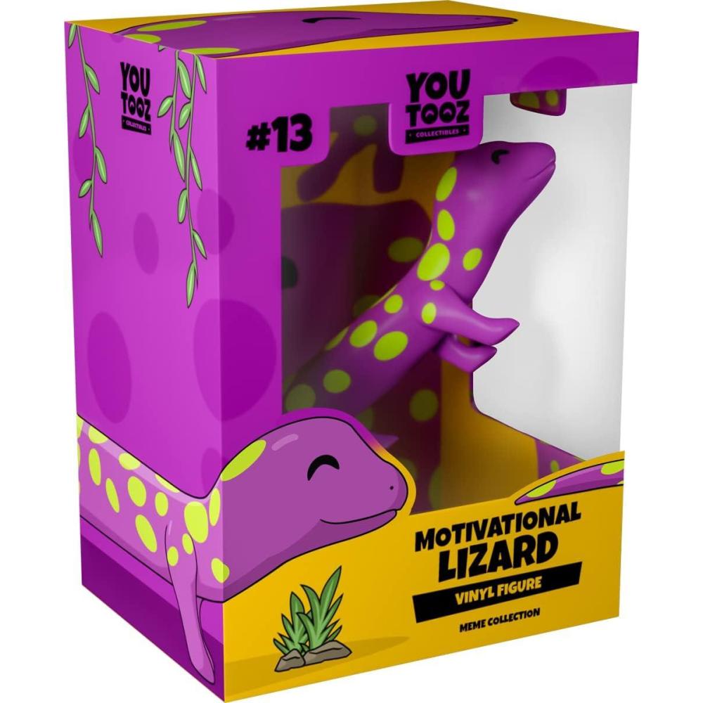 imageYoutooz Motivational Lizard Vinyl Figure 58 Motivational Lizard with Slogan on Belly by Vance Latta  Youtooz Meme Collection
