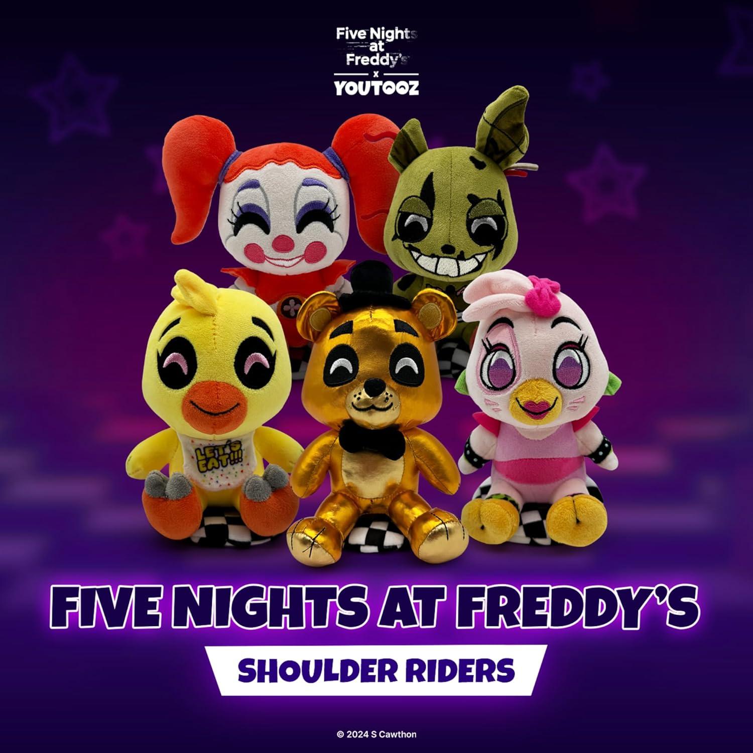imageYoutooz FNAF Golden Freddy 6 Shoulder Rider Plush Collectible Golden Freddy Shoulder Rider from Five Nights at Freddys