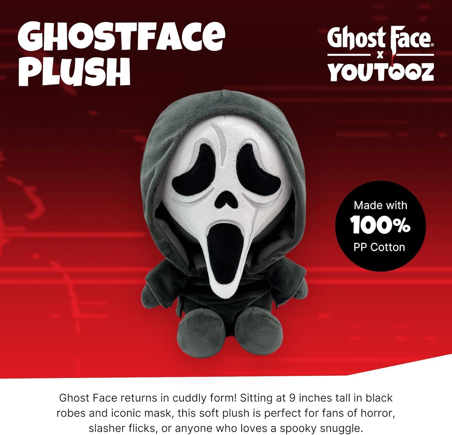imageYoutooz Ghost Face 9 Plush Collectible Horror Ghost Face Plushie from Scream