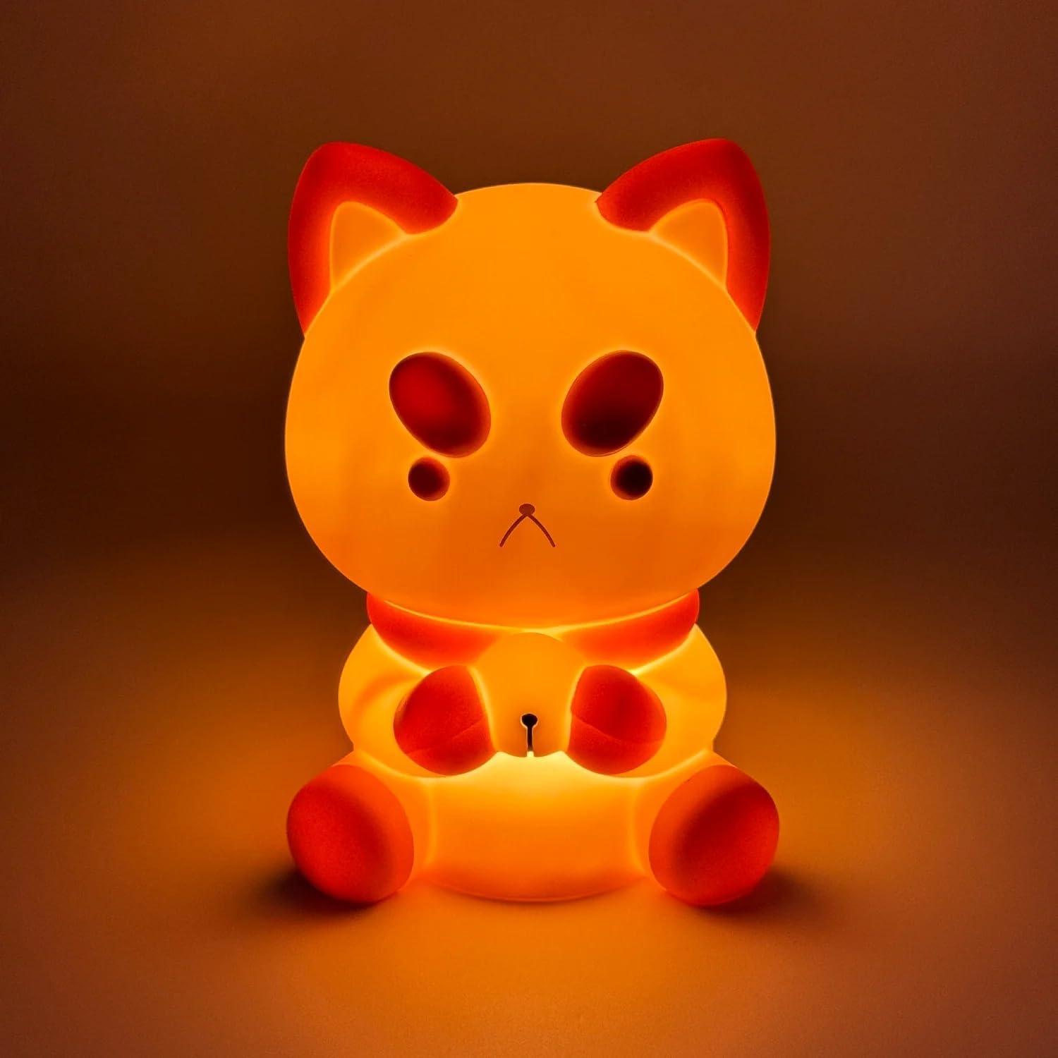 imageYoutooz Soft Glow Bee and Puppycat Night Light Puppycat Figure Bedroom Accent Lamp 63 Battery Powered