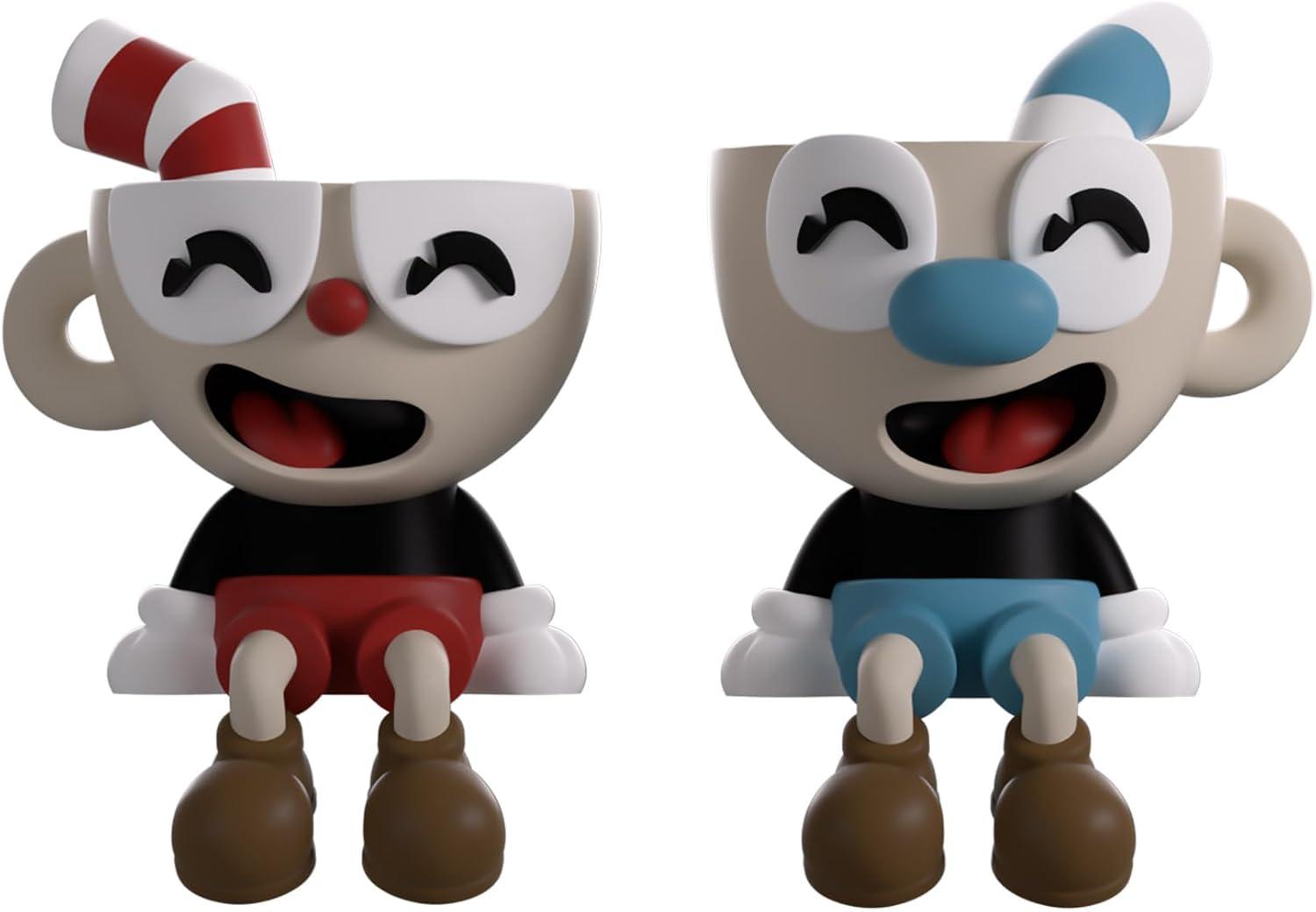 imageYoutooz Cuphead and Mugman Monitor Buddies Desktop Accessories for Gamers 25 Display Desk Dcor