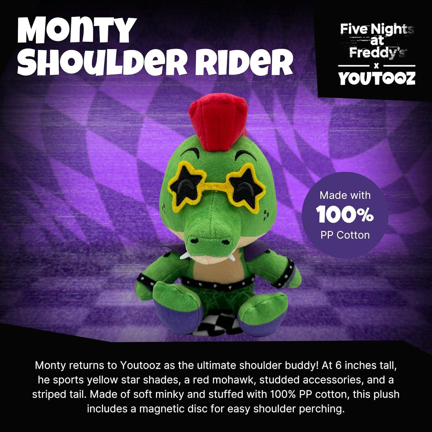imageYoutooz FNAF Monty Shoulder Rider 6 Plush Monty Shoulder Rider Plushie Collectible Monty Shoulder Rider from Five Nights at Freddys by Youtooz FNAF Plush Collection