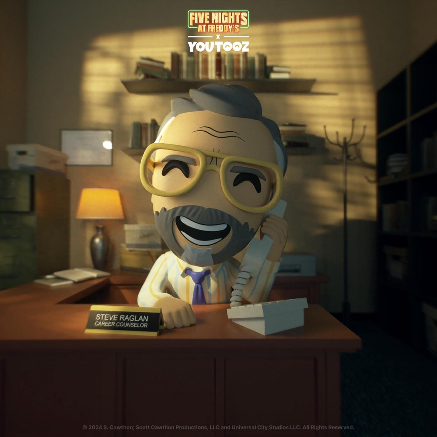 imageYoutooz Five Nights at Freddys Steve Raglan Vinyl Figure 43 Collectible Steve Raglan Action Figure from FNAF