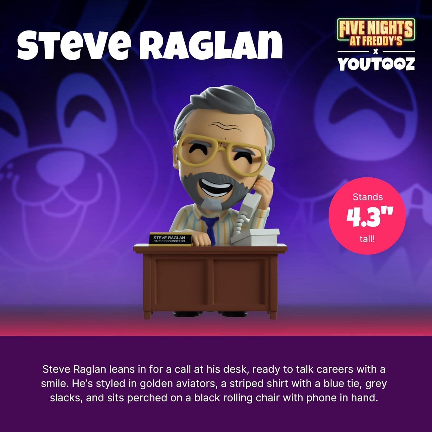 imageYoutooz Five Nights at Freddys Steve Raglan Vinyl Figure 43 Collectible Steve Raglan Action Figure from FNAF