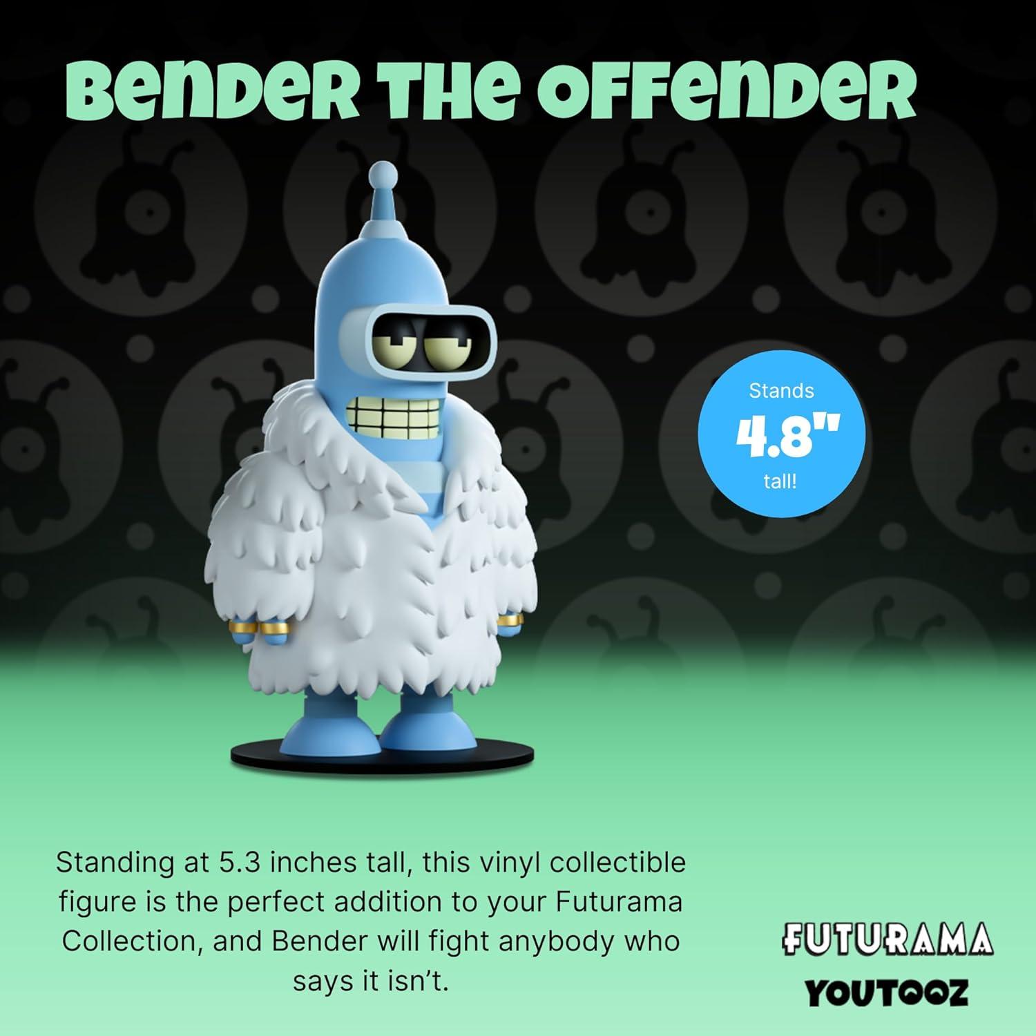 imageYoutooz Futurama Bender the Offender 53 Vinyl Figure Collectible Bender the Offender from FuturamaBender the Offender