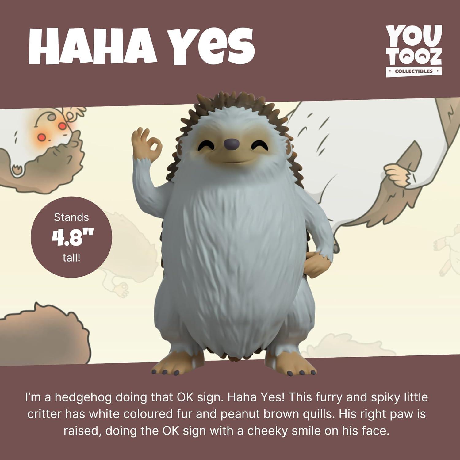 imageYoutooz HAHA YES 47 Vinyl Meme Figure Cute Hedgehog Based on Famous Internet Memes