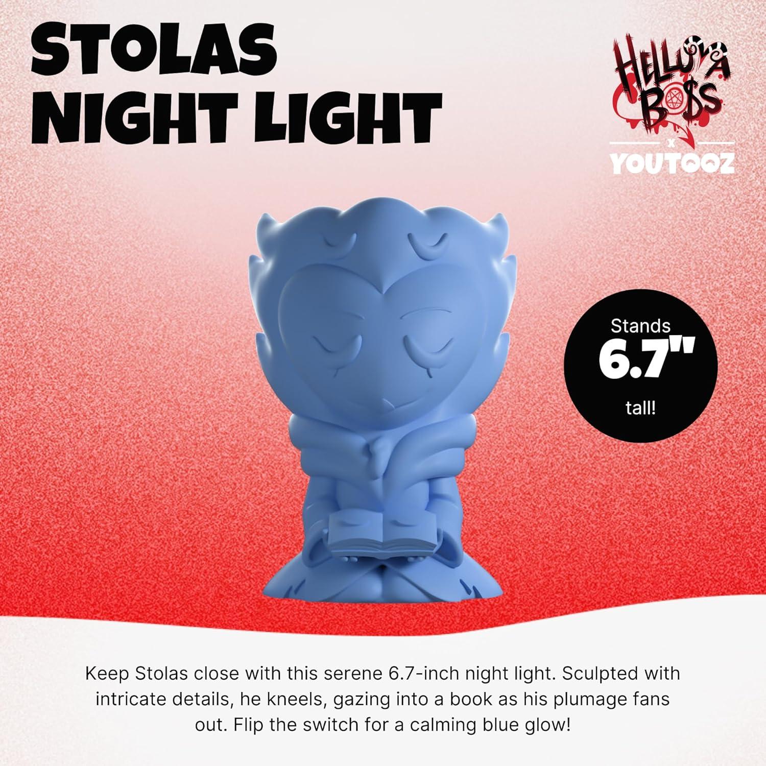 imageYoutooz Helluva Boss Stolas Night Light Modern Plastic Battery Powered LED Desk Lamp Officially Licensed Helluva Boss Collectible
