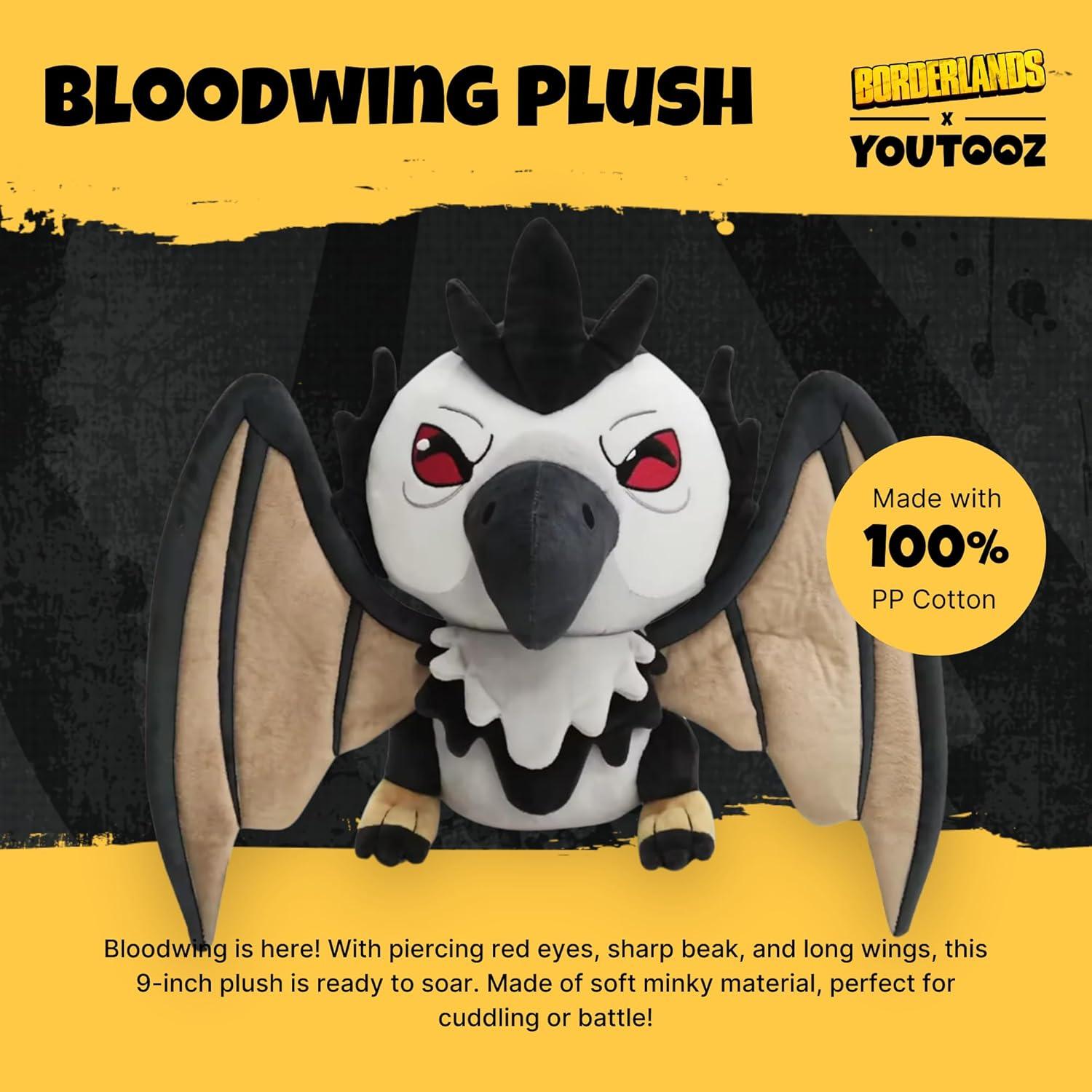 imageYoutooz Jabber 9 Plush Borderlands Jabber Plushie from The Borderlands Video GameBloodwing