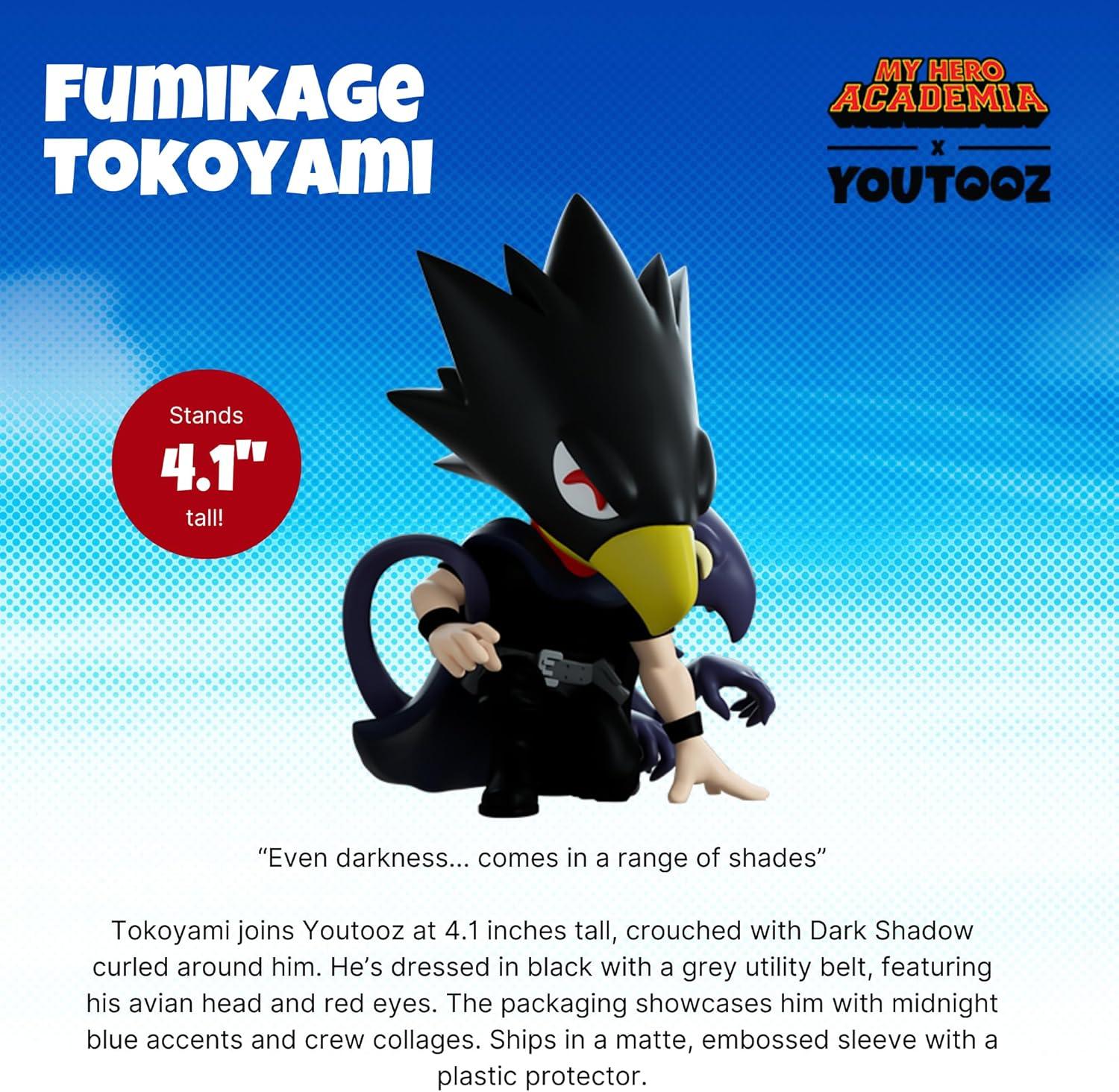 imageYoutooz My Hero Academia Fumikage Tokoyami 41 Vinyl Figure Collectible Fumikage Tokoyami from My Hero Academia Collection