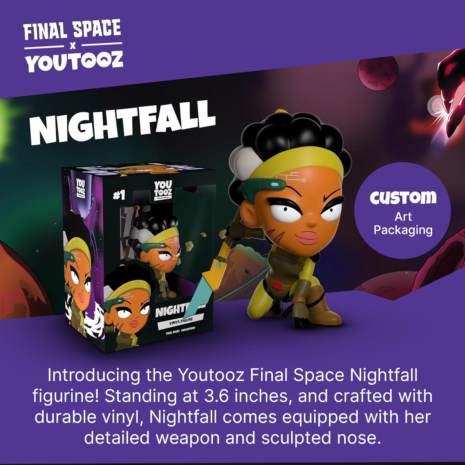 imageYoutooz Nightfall Figurine 36 Inch Final Space Vinyl Collectible FigureNightfall