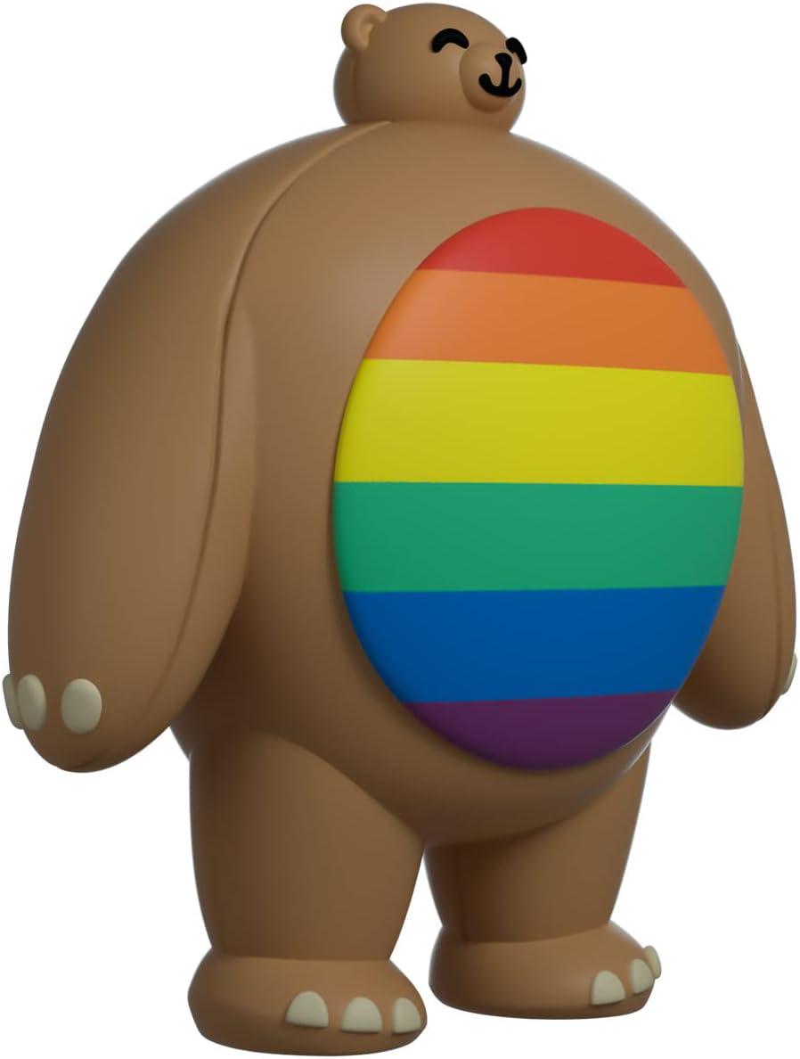 imageYoutooz Tiny Headed Kingdom Pip the Bear 39 Vinyl Figure Pride Pip Collectible BearPride Pip