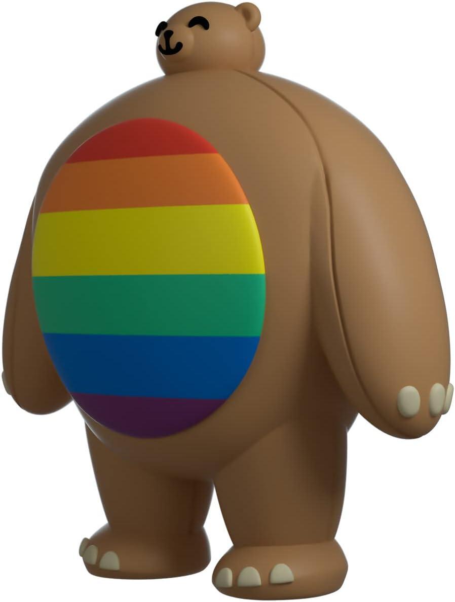 imageYoutooz Tiny Headed Kingdom Pip the Bear 39 Vinyl Figure Pride Pip Collectible BearPride Pip