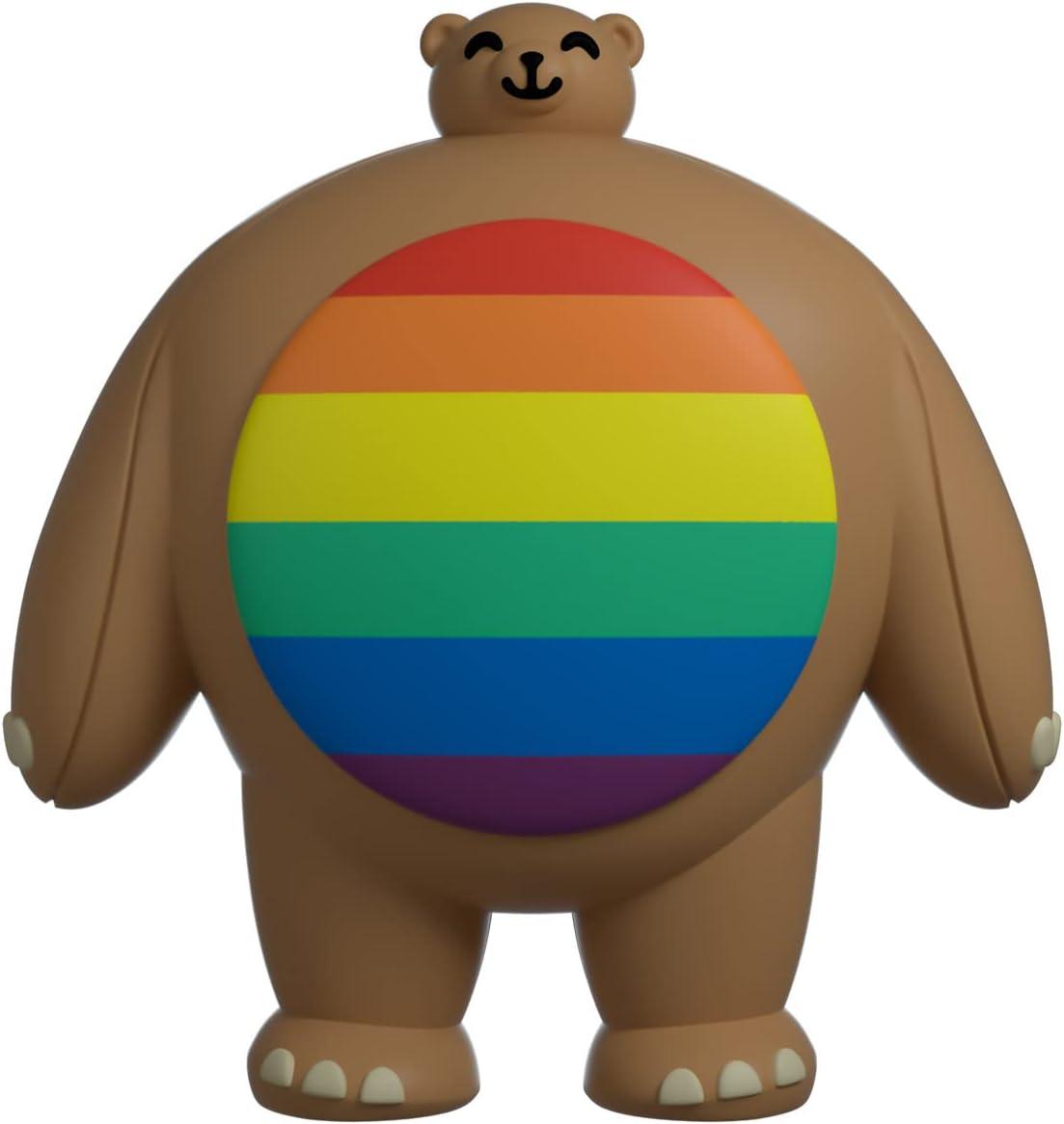 imageYoutooz Tiny Headed Kingdom Pip the Bear 39 Vinyl Figure Pride Pip Collectible BearPride Pip