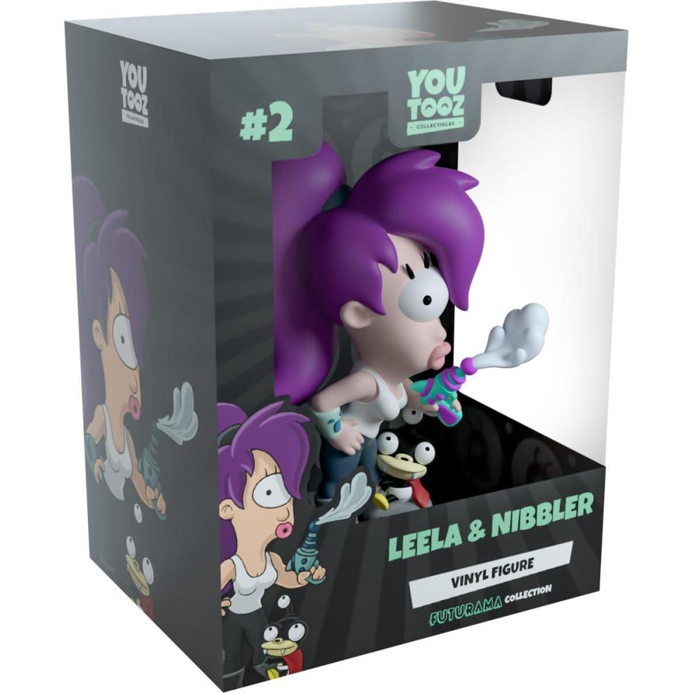 imageYoutooz Futurama Bender the Offender 53 Vinyl Figure Collectible Bender the Offender from FuturamaLeela Nibbler
