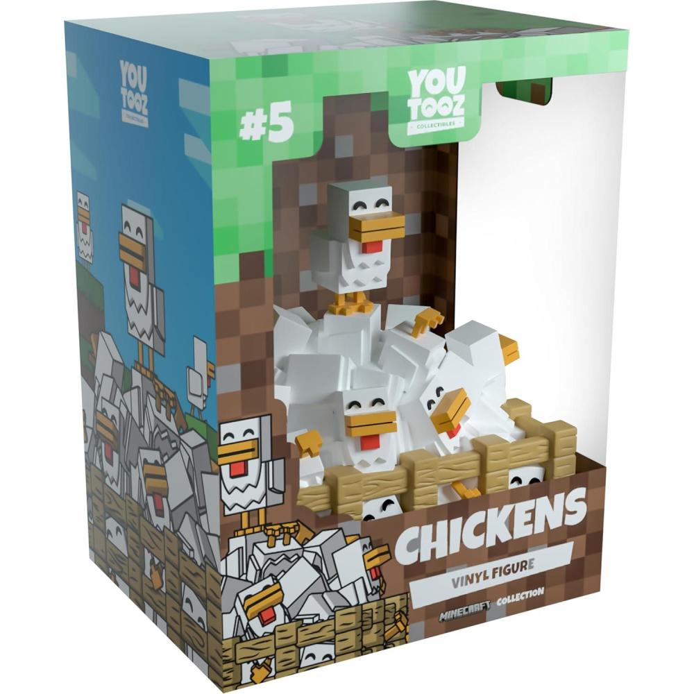 imageYoutooz Minecraft Wolf 35 Vinyl Figure Collectible Wolf from Minecraft by YoutoozChickens