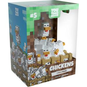 Youtooz Minecraft Wolf 3.5″ Vinyl Figure, Collectible Wolf from Minecraft by Youtooz(Chickens)