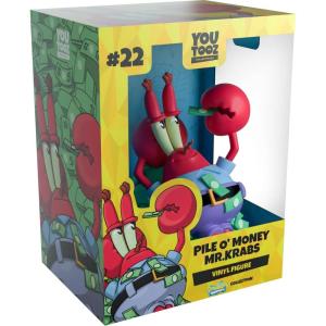 Youtooz Spongebob Squarepants Hungry Gary 3.9″, Collectible Hungry Gary from Spongebob Squarepants(Pile O Money Mr Krabs)