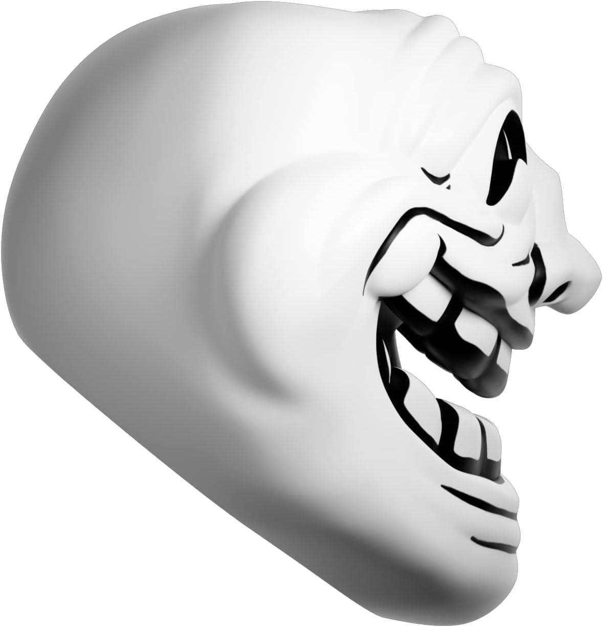 imageYou Tooz Troll Face 3 Figure GrayGrey Meme Collection Vinyl Collectible for Ages 15