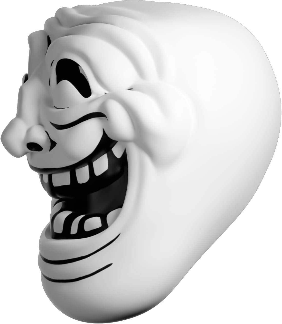 imageYou Tooz Troll Face 3 Figure GrayGrey Meme Collection Vinyl Collectible for Ages 15