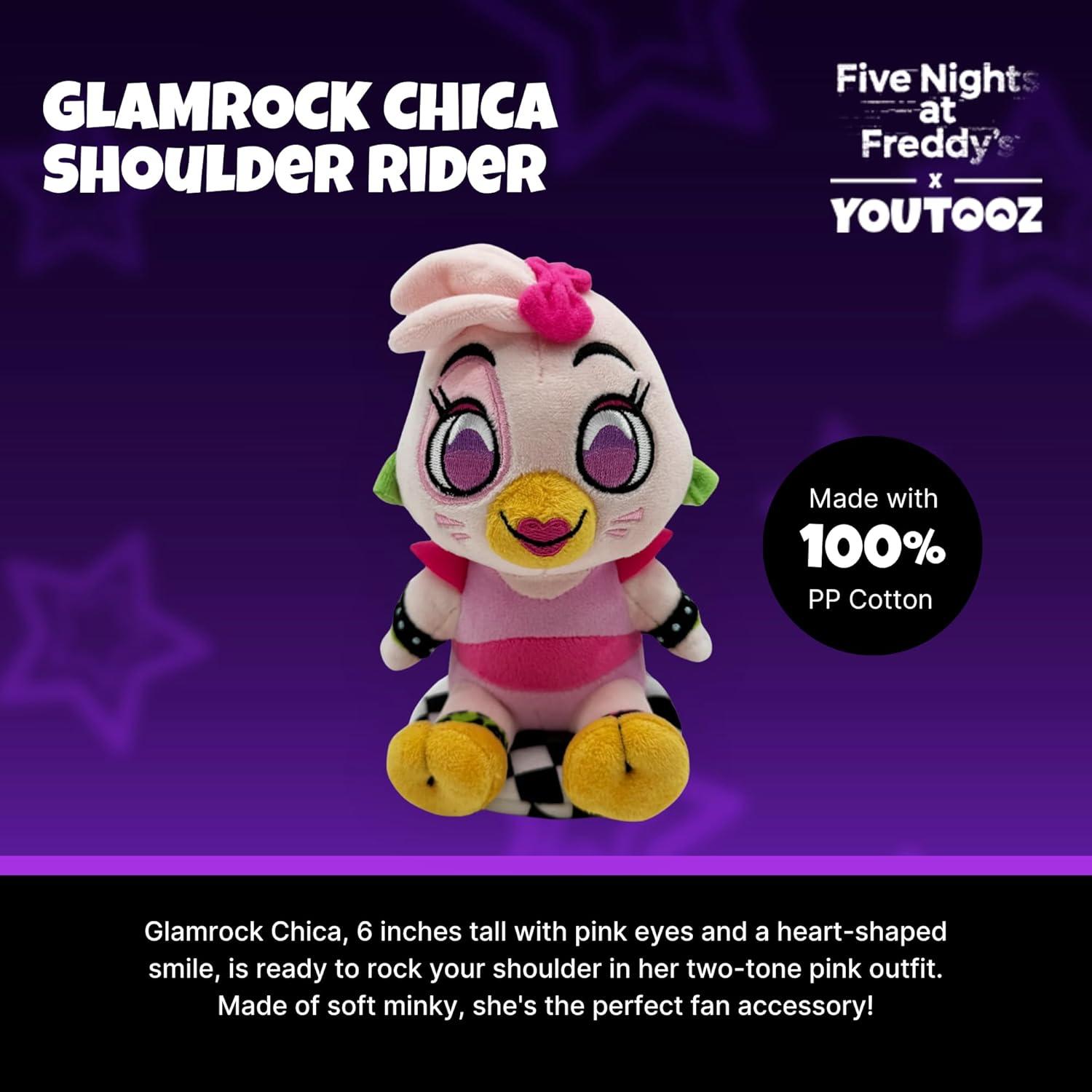 imageYoutooz FNAF Security Breach Glamrock Chica Shoulder Rider 6 Plush Five Nights at Freddys Plushie