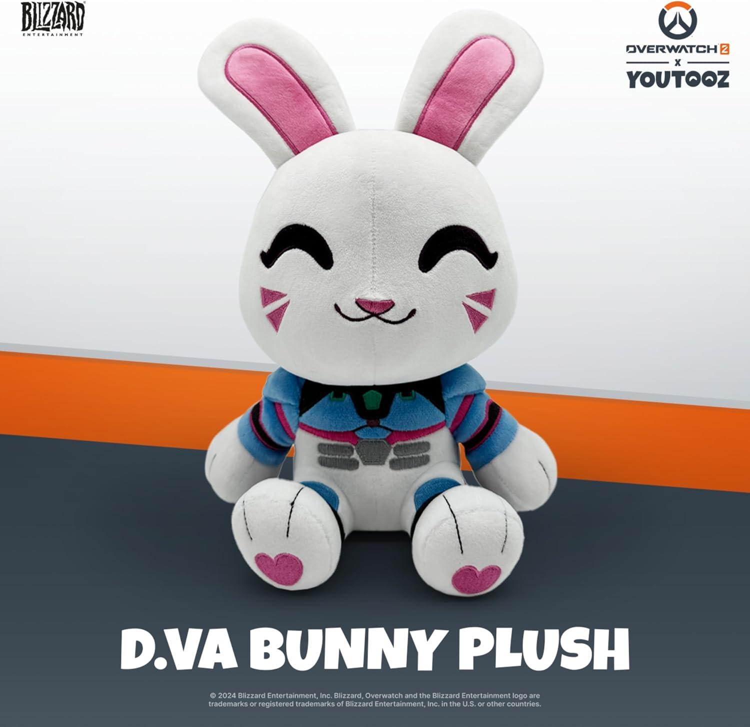 imageYoutooz Overwatch DVa Bunny 9 Plush Collectible DVa Plush from Overwatch Video Game Plushie for Stream SetupsDVA