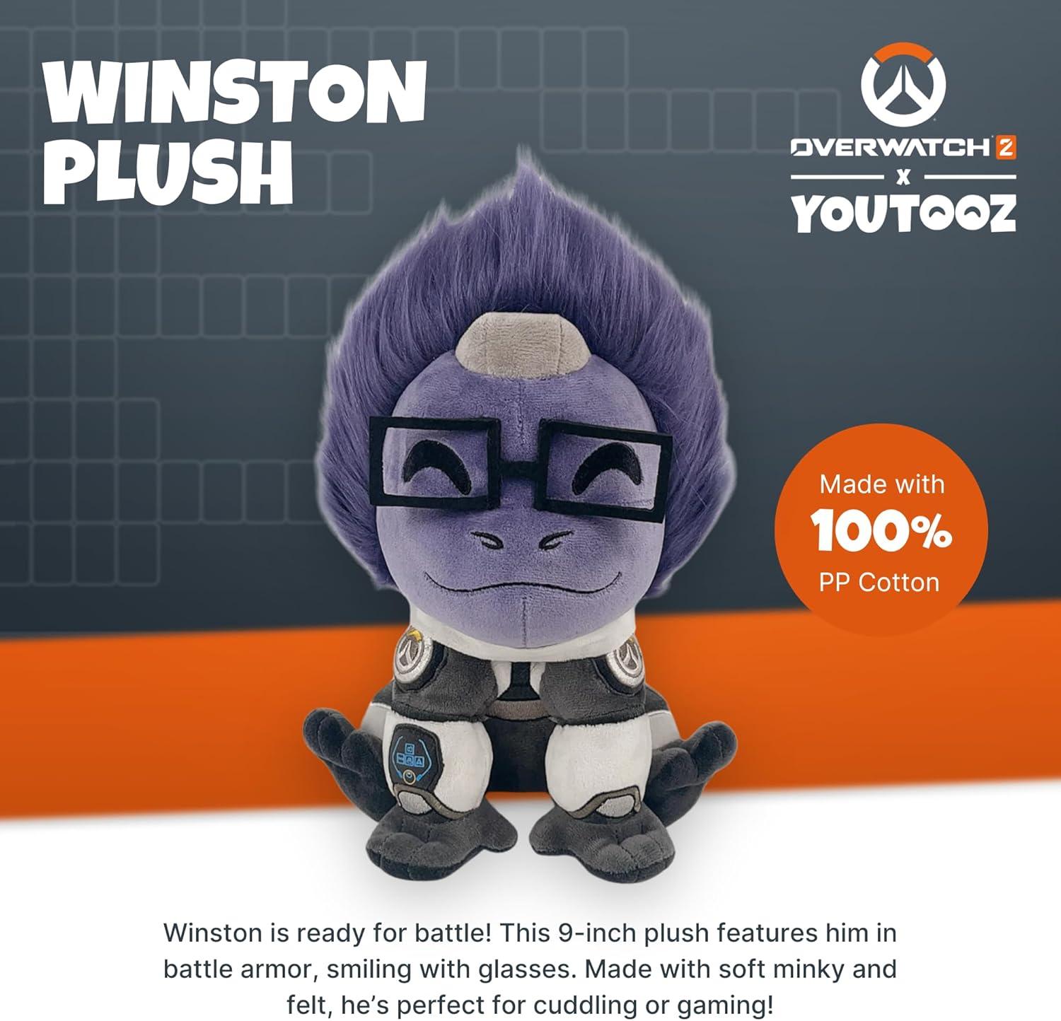 imageYoutooz Overwatch DVa Bunny 9 Plush Collectible DVa Plush from Overwatch Video Game Plushie for Stream SetupsWinston