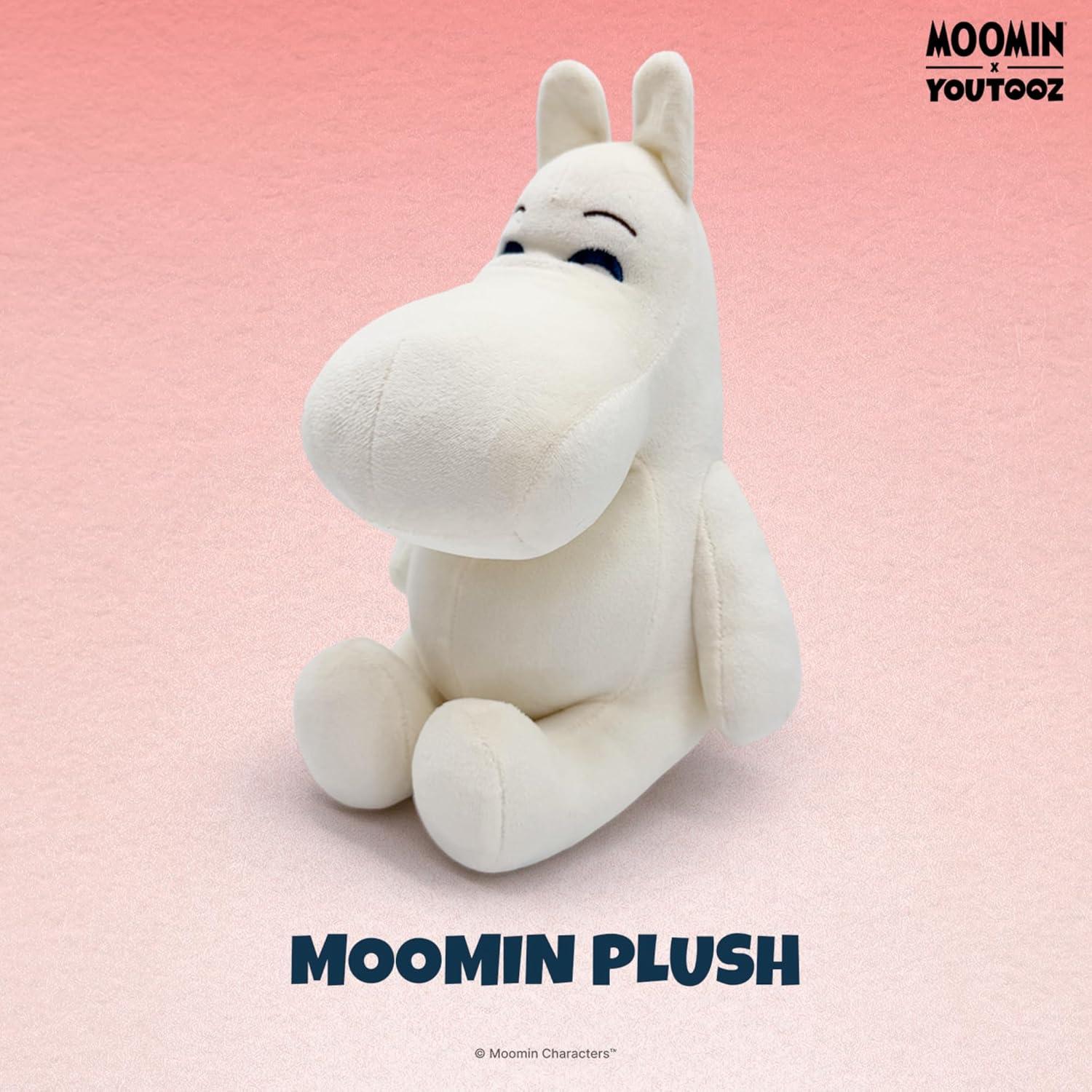 imageYoutooz Soft Moomin Sit Plush Gamer Collectible Toy Cozy Desk Decor 9 Inch