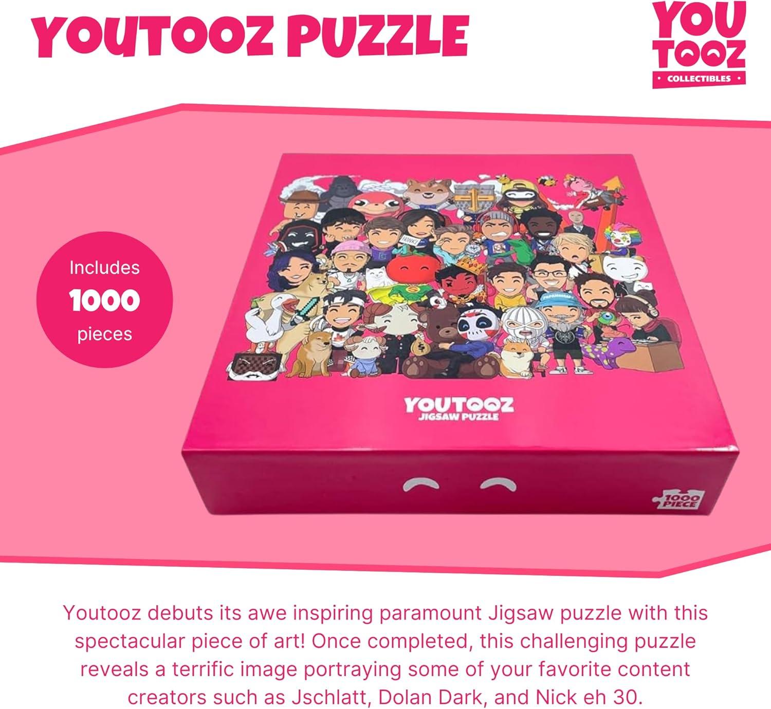 imageYoutooz 1000 Piece Jigsaw Puzzle Based on Famous Meme and Content Creator by Youtooz Amazon Exclusive