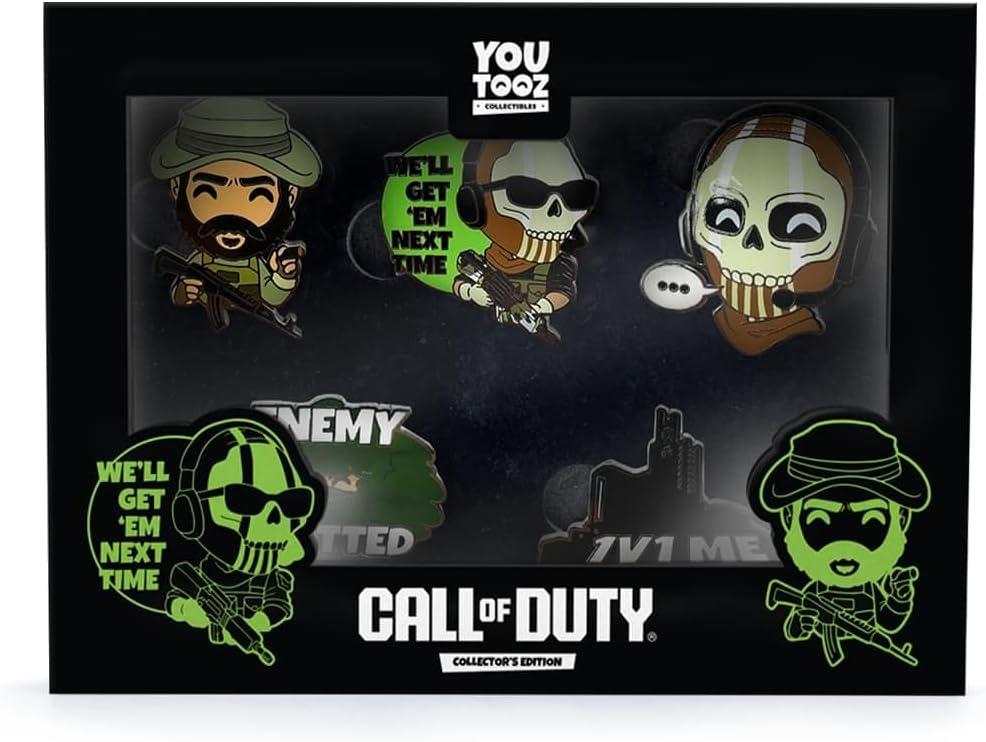 imageYoutooz Call of Duty Pin Set Official Licensed Call of Duty Pins Collectors Box Includes 5 Pins by Youtooz Call of Duty Collection