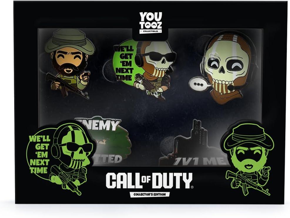 imageYoutooz Call of Duty Pin Set Official Licensed Call of Duty Pins Collectors Box Includes 5 Pins by Youtooz Call of Duty Collection