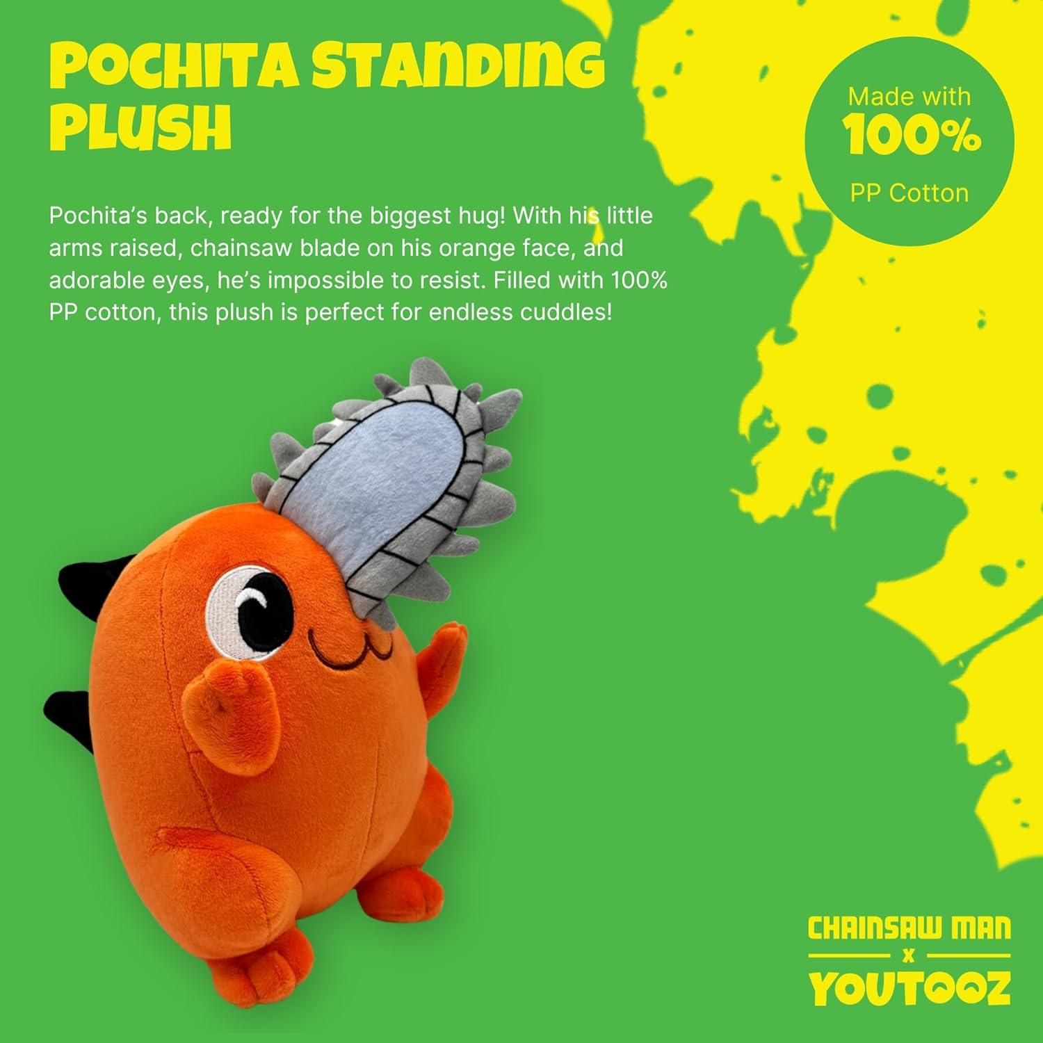 imageYoutooz Chainsaw Man Pochita 9 Standing Plush Collectible Figure from Youtooz Plush Collection