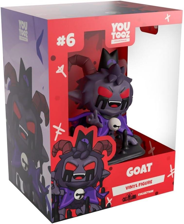 imageYoutooz Cult of The Lamb Goat 38 Vinyl Figure Collectible Goat Action Figure from Cult of The Lamb