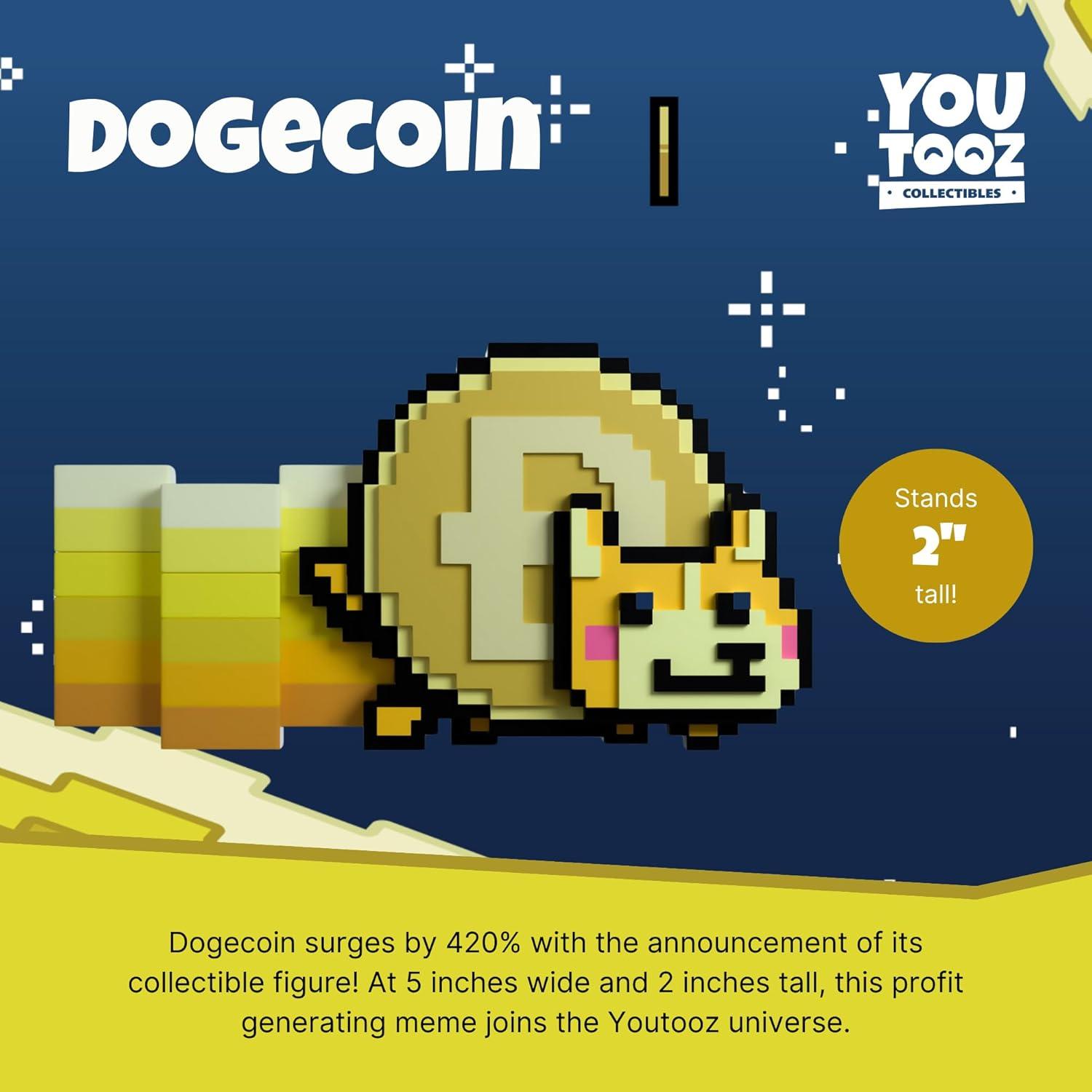 imageYoutooz Dogecoin 2 Inch Vinyl Figure Meme Collection