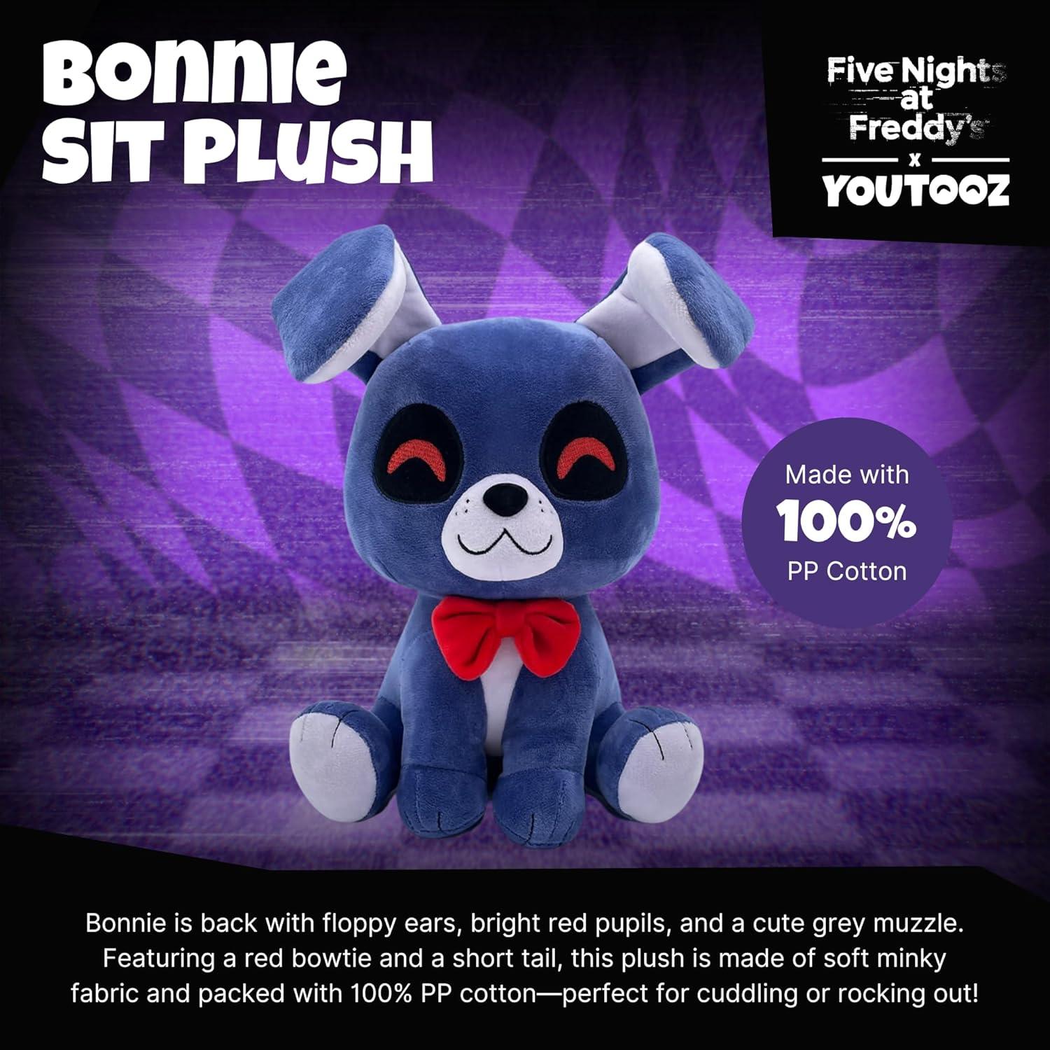 imageYoutooz FNAF Bonnie Sit 9 Plush Bonnie Sit Plushie Collectible Bonnie Sit from Five Nights at Freddys by Youtooz FNAF Plush Collection