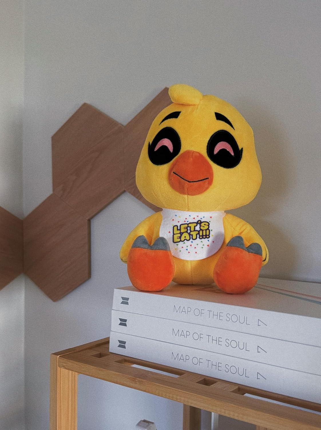 imageYoutooz FNAF Chica Sitting 9 Inch Plushie Collectible Chica Sitting from Five Nights at Freddys FNAF Plush Collection