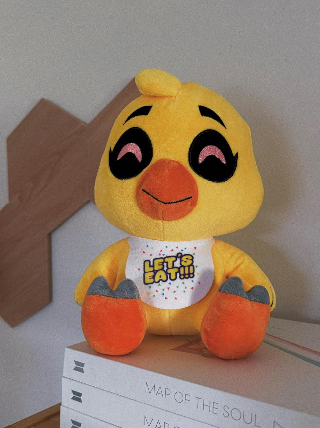 imageYoutooz FNAF Chica Sitting 9 Inch Plushie Collectible Chica Sitting from Five Nights at Freddys FNAF Plush Collection