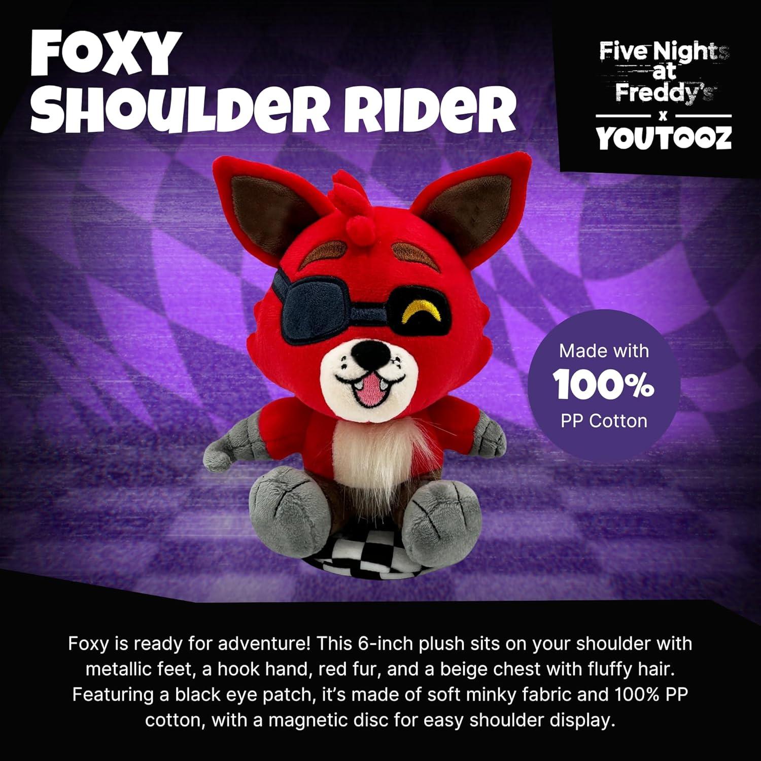 imageYoutooz FNAF Foxy Shoulder Rider 6 Plush Collectible Foxy Shoulder Rider from Five Nights at Freddys by Youtooz FNAF Plush Collection