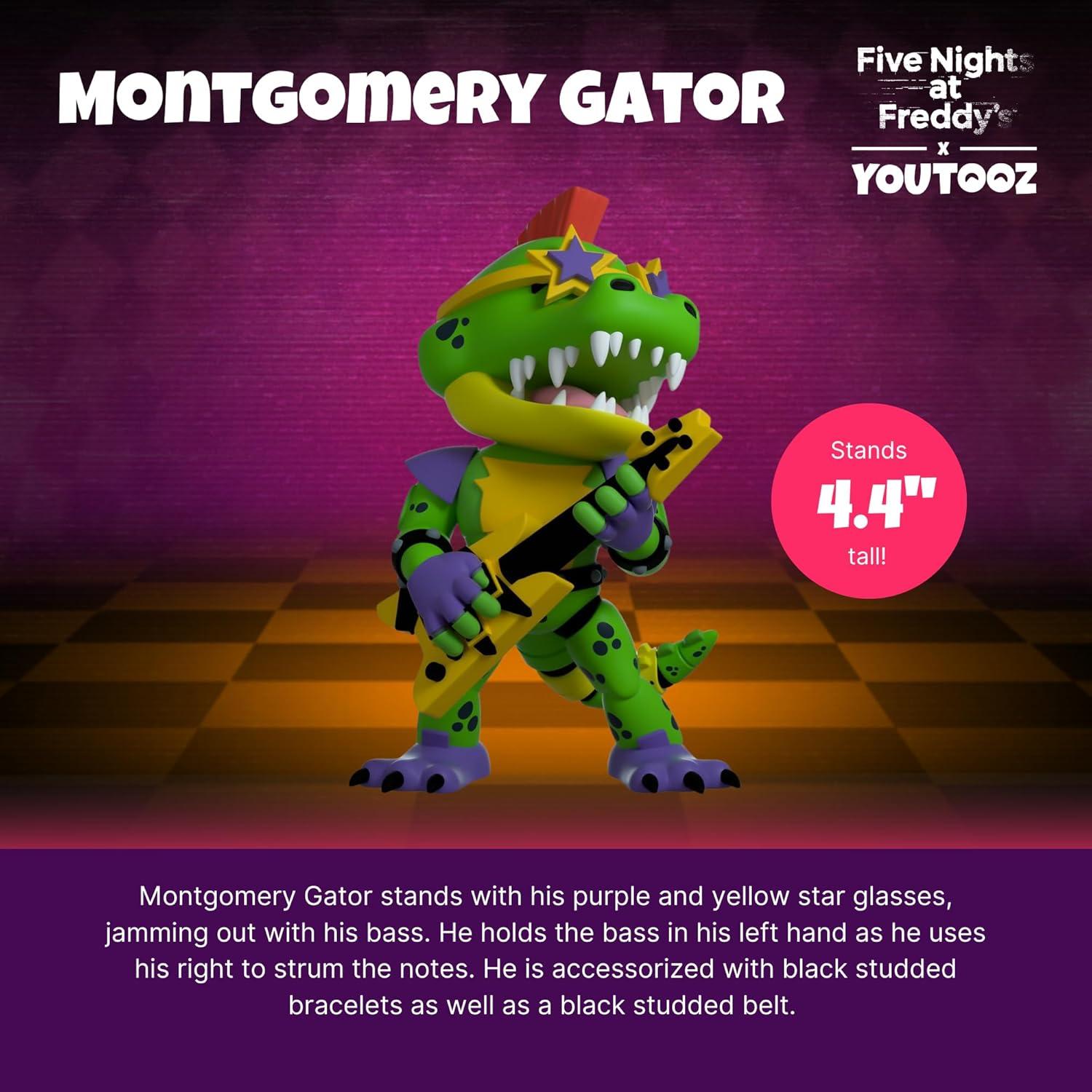 imageYoutooz FNAF Freddy Flocked 47 Vinyl Figure Collectible Freddy Flocked Vinyl Figure from Five Nights at Freddys FNAF Vinyl CollectionMontgomery Gator