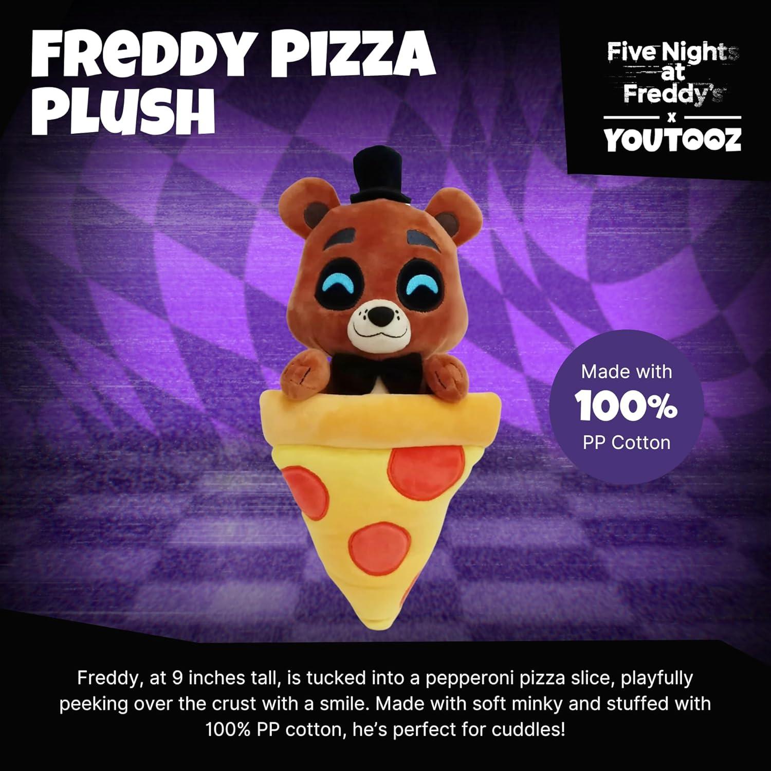 imageYoutooz FNAF Freddy Pizza 9 Plush Collectible Five Nights at Freddys Plushie by Youtooz FNAF Plush Collection