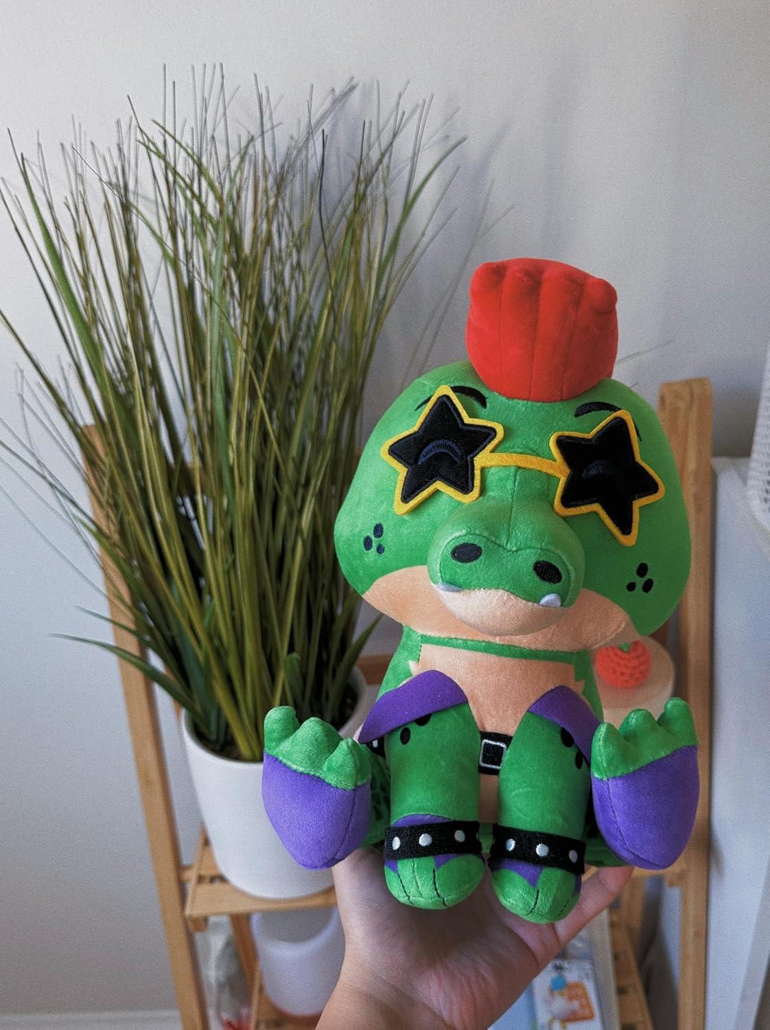imageYoutooz FNAF Glamrock Monty Sitting 9 Inch Plushie Collectible Monty from Five Nights at Freddys FNAF Plush Collection