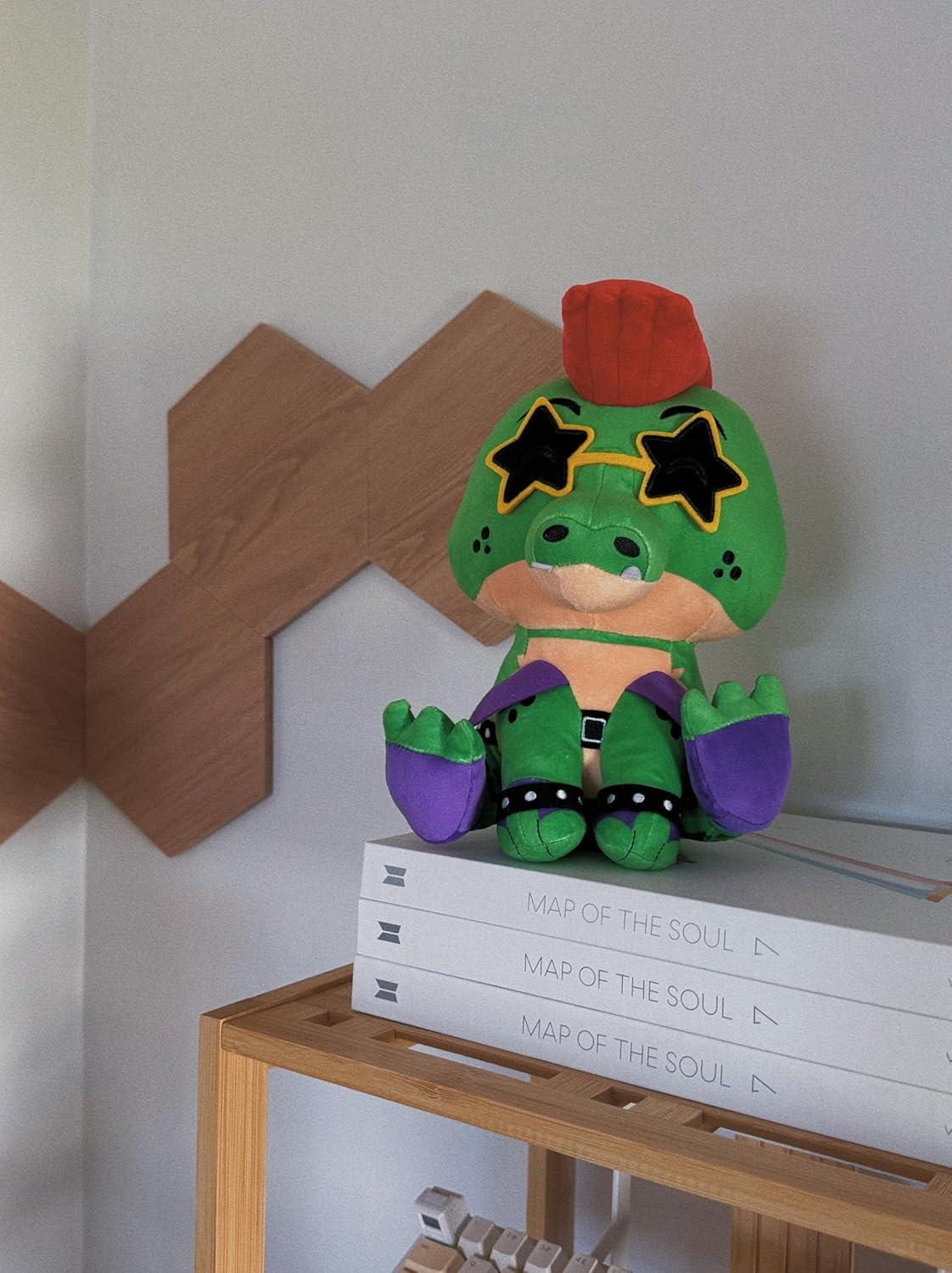 imageYoutooz FNAF Glamrock Monty Sitting 9 Inch Plushie Collectible Monty from Five Nights at Freddys FNAF Plush Collection