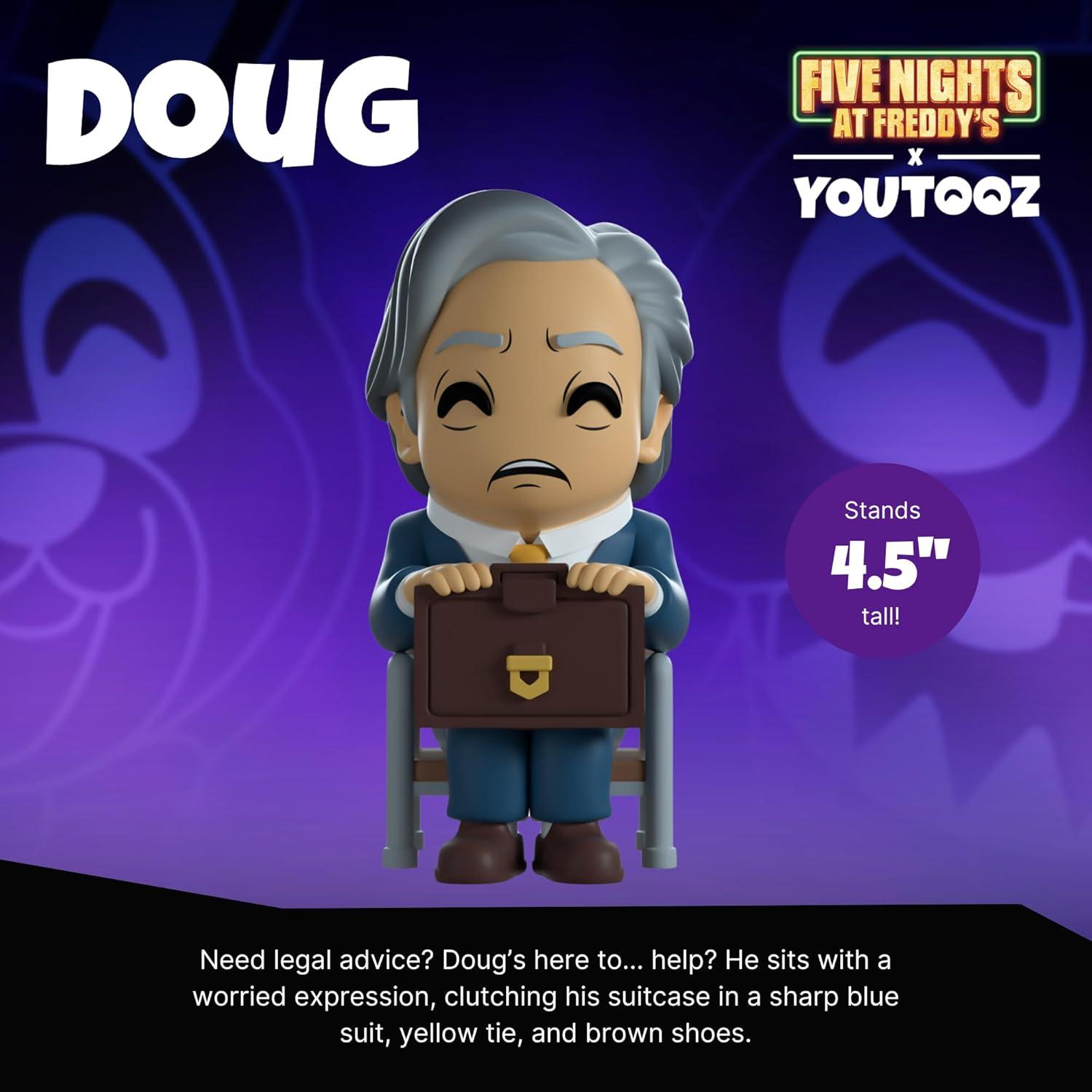 imageYoutooz FNAF Movie Doug 45 Vinyl Figure Collectible Doug from Five Nights at Freddys FNAF Movie CollectionDoug