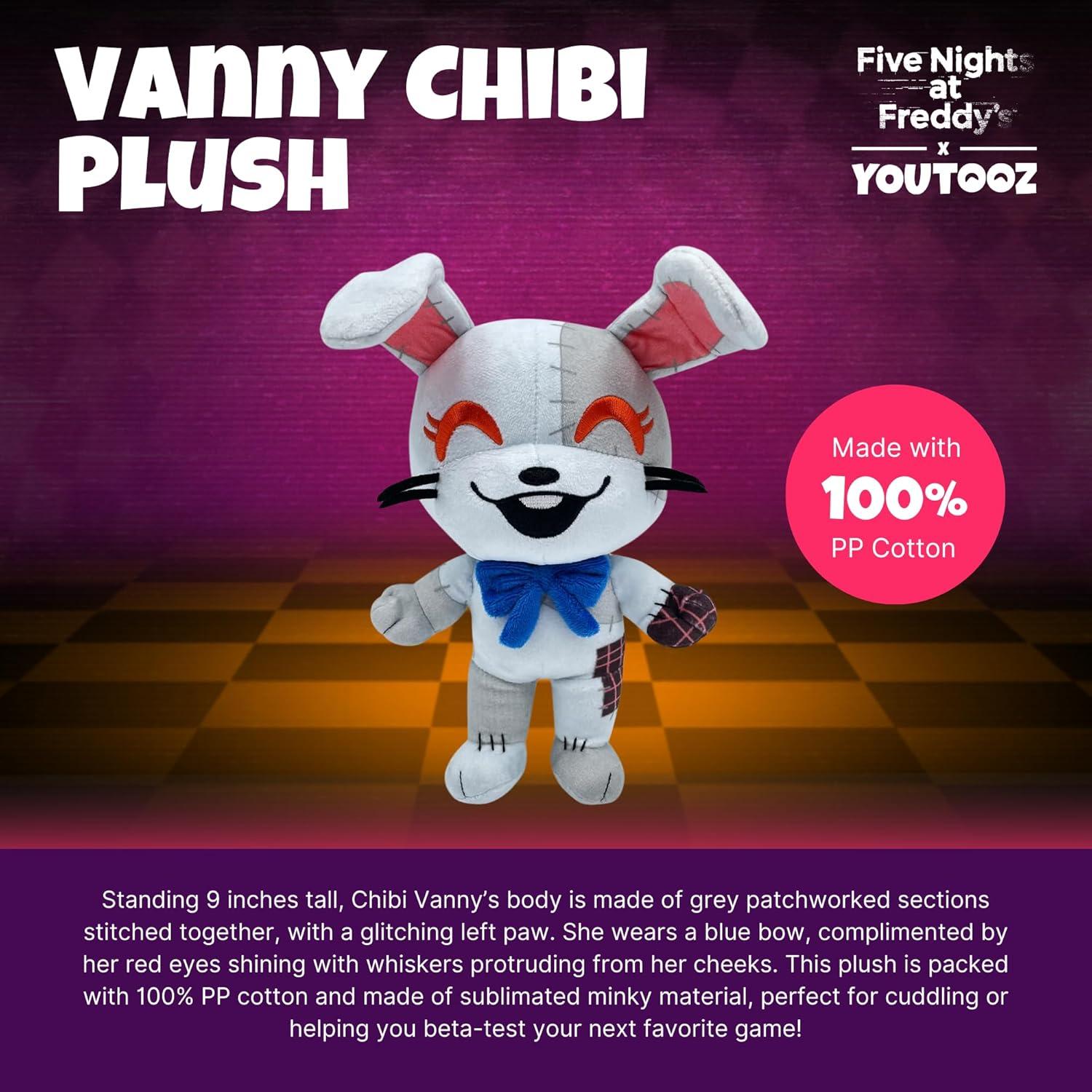 imageYoutooz FNAF Vanny Chibi 9 Inch Plush Collectible Vanny Chibi Plushie from Five Nights at Freddys FNAF Plush Collection