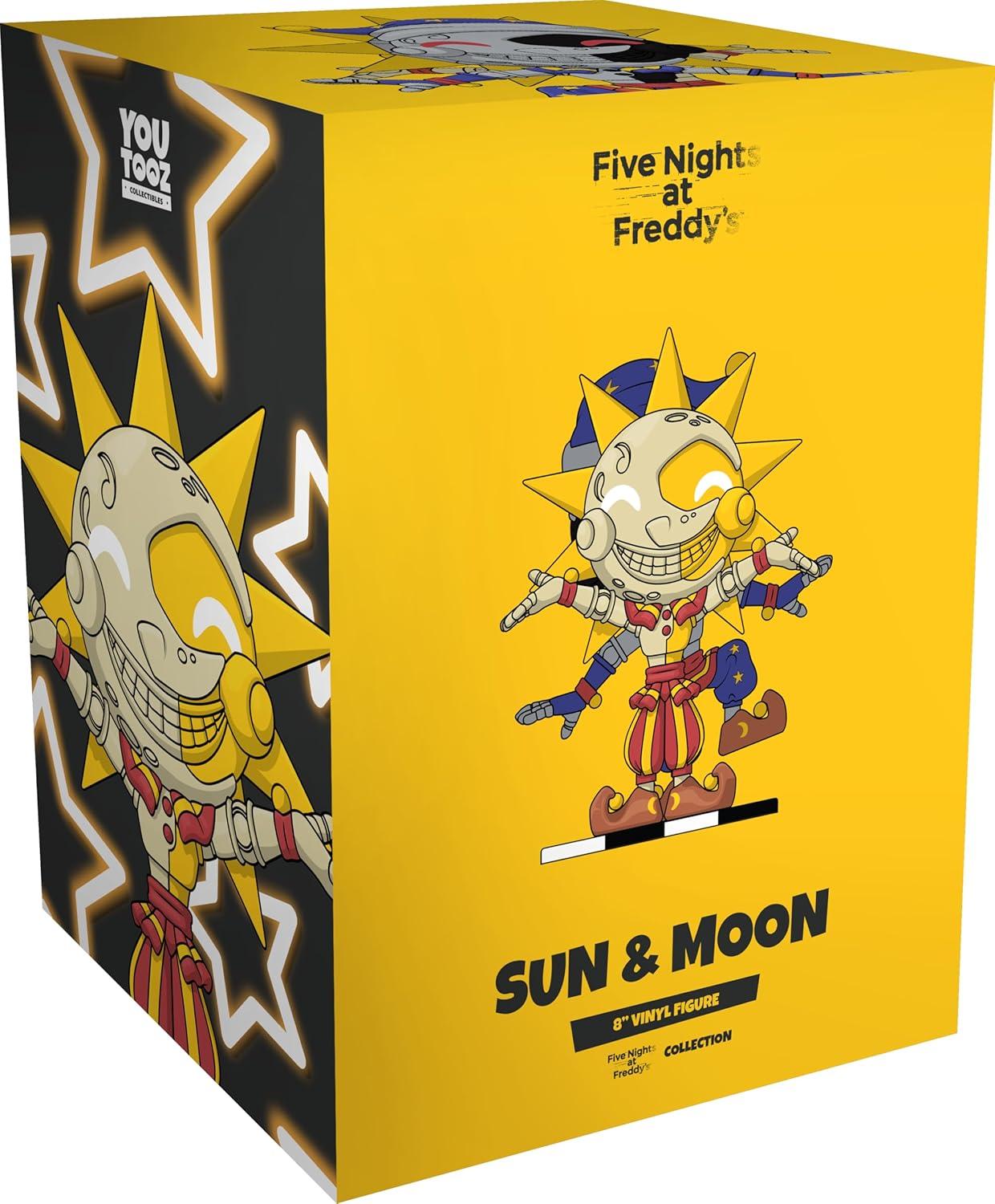 imageYoutooz Five Nights at Freddys Sun and Moon 8 Vinyl Figure FNAF Sun and Moon Daycare Attendant Action Figure Security Breach Collectible