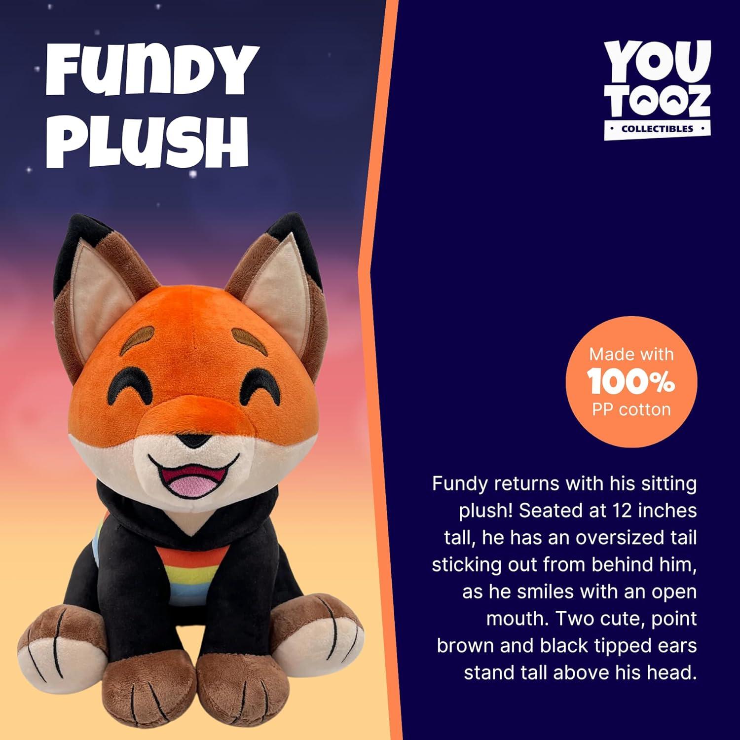 imageYoutooz Fundy Plush 1 FT Very Soft Collectible Fundy Floris Plush From Minecraft Video Games by Youtooz Plush Collection