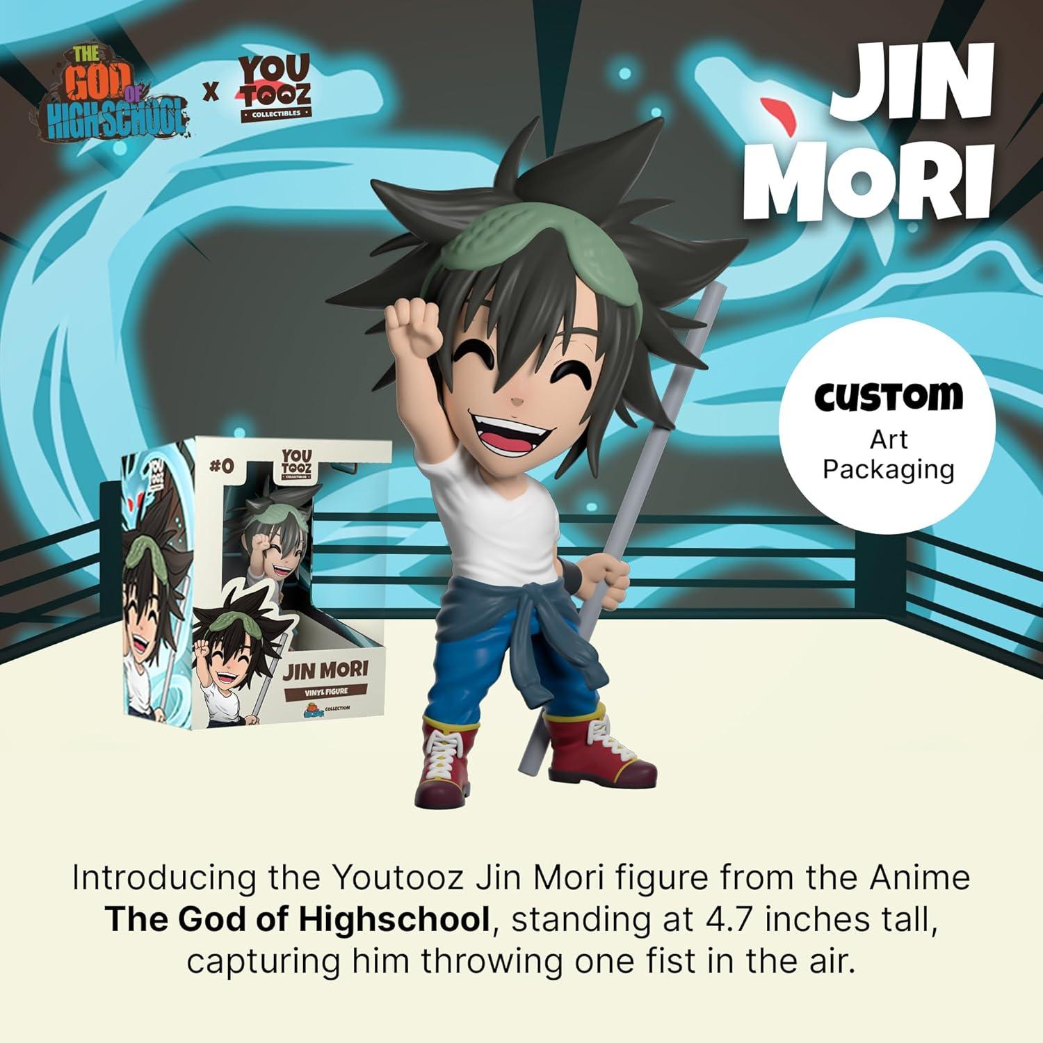imageYoutooz Jin Mori Vinyl Figure 45 Inch The God of Highschool Jin Mori Anime Figure The God of Highschool Collection