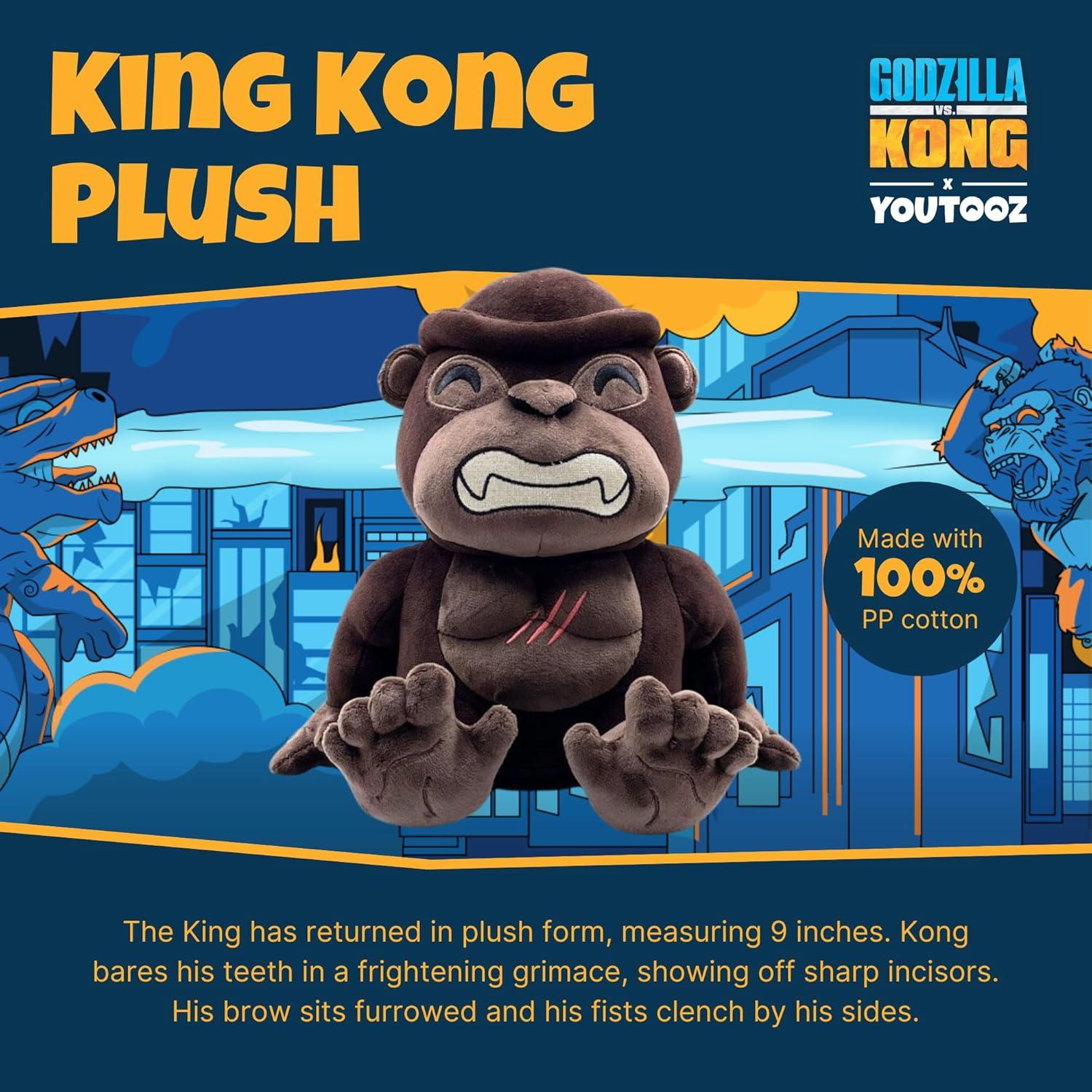 imageYoutooz King Kong Plush 9 Inch Collectible Soft Godzilla vs Kong PlushieKing Kong